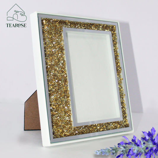 Memory Casing Small Golden Metallic Decor