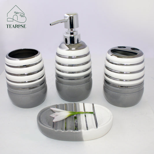 Silver Needle Bath Set